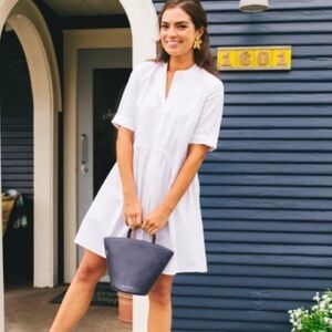 White Royal shirt dress Tuckernuck size L. Worn once